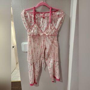 Vintage Victoria Secret Pajama Set M